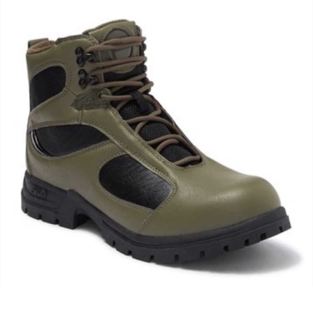 FILA EVERPOINT Green and Black Hiking Boots
